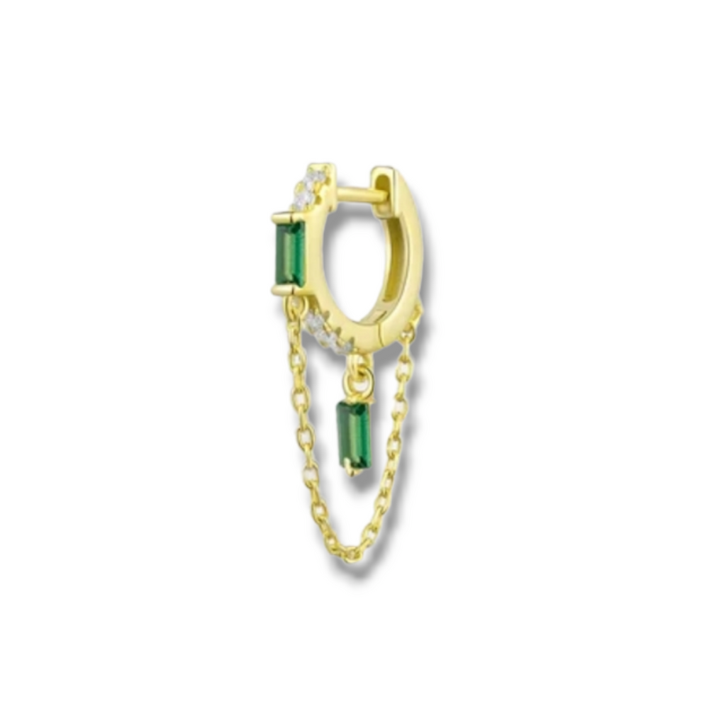 Green zirkon chain ørering