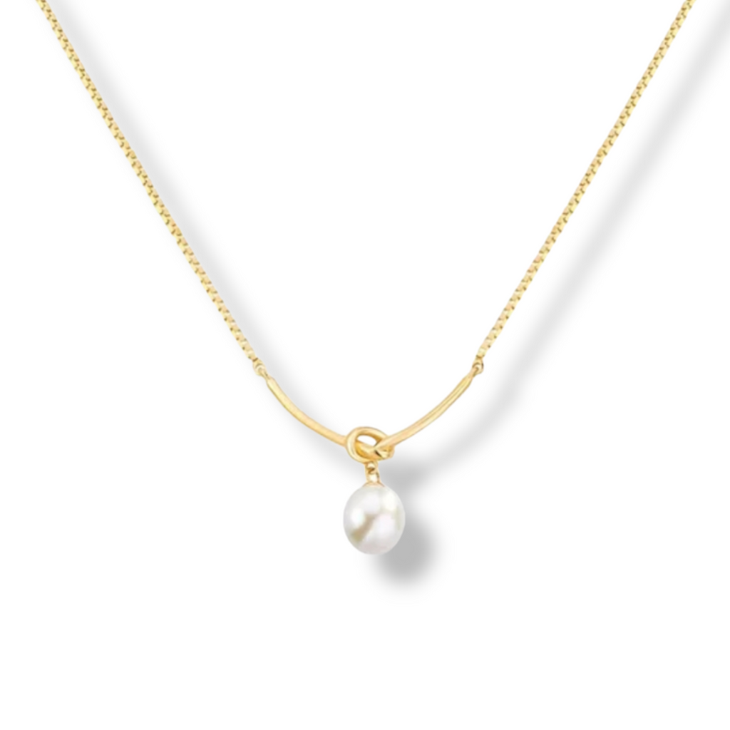 Single pearl halskæde